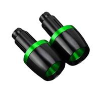 Manopole Manubrio Universali Tappi Terminali Tappo Contrappeso Scorrevole Per ZX6R Zx6R ZX-6R ZX 6R 2008-2023 Tappi estremità manubrio(VERDE)