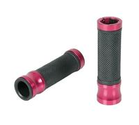 Manopole Metal Grips Rosso Universali per moto, scooter e quad con impugnatura