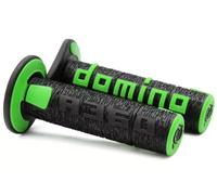 MANOPOLE MOTO DOMINO 3D OFF-ROAD ENDURO UNIVERSALI CHIUSE NERO / VERDE