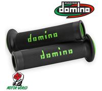 MANOPOLE DOMINO A010 MOTO SCOOTER STRADALI Nero Verde ON ROAD RACING Forate