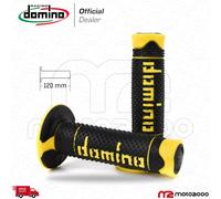 MANOPOLE MOTO DOMINO RACING A260 NERO GIALLO PER CROSS ENDURO MOTARD OFF ROAD