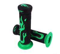 Manopole moto Flame 2,2 cm per Street Riding | materiale in gomma, resistente alle intemperie, mantiene la forma, ID 22mm, comfort di guida lunga