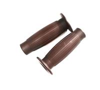 Manopole Moto Impugnatura per acceleratore in Gomma Antiscivolo per Moto d'Epoca da 1 Pollice, 25 mm/28 mm, Adatta per Cafe Racer 883 1200 72 XL Manopole Manubrio(Style4 -Brown)
