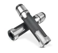 Manopole Moto per Kymco per K- XCT KXCT 125 300 400 K- XCT125 K- XCT300 K- XCT40 Manopole Moto Manopole Antiscivolo per Scooter 7/8' 22mm Bar Hand Motociclo Manopole (Colore : Argento)