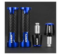 Manopole Moto Personalizzate Per Yamaha N-MAX 125 155 NMAX 125 N-MAX 155 2015-2022 2023 2024 2025 Manopole Manubrio Per Moto Tappi Terminali Manubrio(Blue black set)