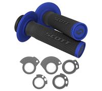 Scott SX II Lock-On Set di manopole + camme, nero-blu