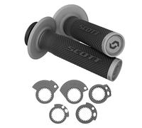 Scott SX II Lock On + Cam Set, manopole del manubrio Taglia unica male Nero/Grigio