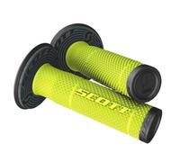 MANOPOLE MOTO SCOTT DOPPIA DENSITA' GRIP SX II CROSS ENDURO GIALLO FLUO + DONUT