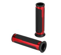 Manopole Moto UNiversali Scooter Quad Motore in Gomma Antiscivolo 120 mm Rosso