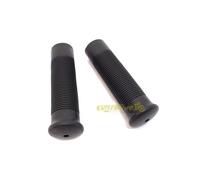 Manopole moto vintage per manubri da 1" 25,4mm nere per moto vintage cafe racer