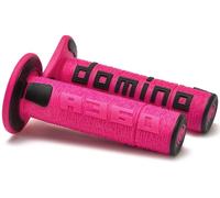 Manopole Motocross Domino Colore Nero Fuxia