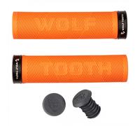 Manopole MTB ECHO Lock-On Arancio Nero Ergonomiche Bici