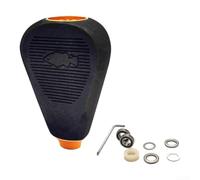 Manopole Mulinello Pesca EVA Compatibili per drt per stile Manopole | Compatibili per daiwa per tatula 300, CQ200, per materiale EVA morbido, presa confortevole, installazione facile(black gold)
