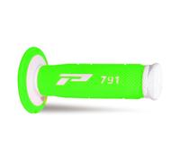 MANOPOLE MX PROGRIP 791 - 241 - DOPPIA DENSITA' - BIANCO VERDE FLUO NO FORO