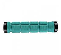 Manopole NORTHSHORE MTB Spesse con Anelli di Blocco - Comfort & Assorbimento Urti Blu