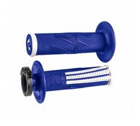 Manopole ODI Emig Pro V2 Lock-On Blu/Bianco Per Moto Ricambi Ciclomotore