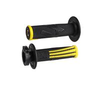 Manopole Odi Emig Pro V2 Nero/Giallo Per Moto Ricambi Accessori Parti