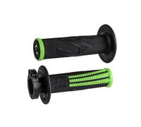 Manopole Odi Emig Pro V2 Nero/Verde Per Moto Ricambi Accessori Parti
