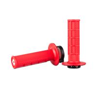 Manopole ODI Half Waffle Lock-on Rosso Rosso
