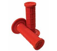 Manopole ODI Mini MX Half-Waffle Rosso per Moto Ricambi Accessori