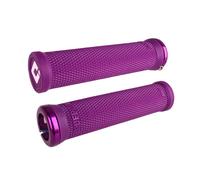 Impugnature Odi Grips Ruffian V2.1 Lock-On Viola con Morsetti, 135 mm, per BMX e