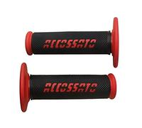 Manopole Off Road Accossato nero con logo colorato per Yamaha V-Max dal 2009 al 2016, CC 1700