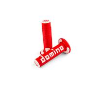 Manopole Off Road Domino A360 rosso / bianco