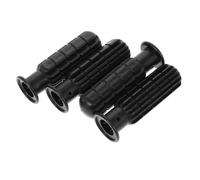 Manopole per Biliardino 4 Pezzi in PVC Nero, Ricambio 8,5x3x3cm | Aste e Tavolo da Calcio Balilla, Sostituzione Rapida, Presa, Nero, Set da 4 Pezzi