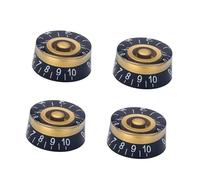 Manopole Per Chitarra Chitarra Elettrica Bk E Gold Con Manopole Di Controllo Del Volume E Del Tono Della Velocità Per La Sostituzione Dei Bassi