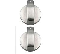 Manopole per fornelli, Interruttore per fornelli a 2Pcs Universal Metal Rotary Switch Control Knobs for Kitchen Cooker Gas Stove Oven Cooktop Accessories(0-8mm)