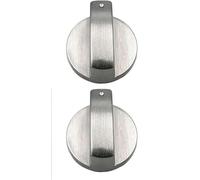 Manopole per fornelli, Interruttore per fornelli a 2Pcs Universal Metal Rotary Switch Control Knobs for Kitchen Cooker Gas Stove Oven Cooktop Accessories(45-8mm)