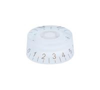 Manopole per il controllo della velocità della chitarra, 12 pezzi, manopole del volume della chitarra, controllo del pedale del tono (parola oro bianco)