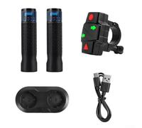 Manopole per indicatori di direzione wireless impermeabili IP65, interruttore da manubrio da 22 mm con telecomando per scooter, luce ricaricabile da 600 mAh