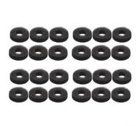 Manopole per levette, 24 pezzi, copertura in spugna per controllo di precisione su PS5, PS4, Xbox, Switch per Steam Deck Anelli di protezione antiscivolo, 2 cm, grigio (nero a bassa elasticità)
