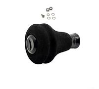 Manopole per manico per mulinello da pesca, compatibili con il modello Baitcast Spinner, materiale EVA, si adatta a dimensioni dell'albero 27 mm 4 mm, include set di hardware per l'installazione (nero