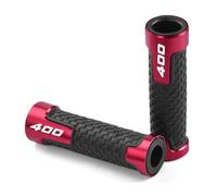 Manopole per manubrio Accessori Moto CNC 7/8 ''22MM Manopole Manubrio Impugnatura Acceleratore Per Per NINJA400 Z400 Per NINJA 400 Z Tutti Gli Anni(Red)