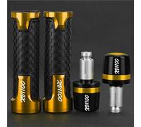 Manopole per manubrio Accessori Per Moto Manopole Manubrio 7/8" 22 Mm, Tappi Terminali Per XV1100 Per VIRAGO 1989-2015 2016 2017 2018 2019 2020 2021 2022(Jaune)