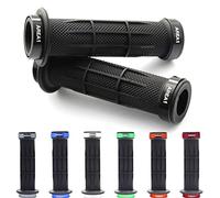 Manopole per manubrio compatibile con YBR 125, YBR 250, YBR Custom (stripe/nero)