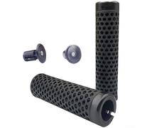 Manopole per manubrio, con stampa 3D per mountain bike, traspiranti, in rete, per MTB (B)