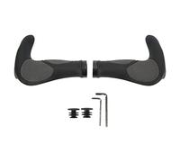 Manopole per manubrio della bicicletta, 1 paio di impugnature in gomma antiscivolo ergonomiche per assorbimento degli urti, per mountain bike, bici da strada, bici da corsa, con manubri di calibro