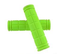 Manopole per manubrio di bici da strada con gomma antiscivolo per una presa e un assorbimento sicuri, realizzate per una lunga durata e resistenza allo sporco, include estremità manubrio (verde)