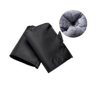 Manopole Per Manubrio Di Motocicletta,Guanti Impermeabili Imbottiti,Paracolpi per Manubrio con Fodera in Pile Antivento - Per Guida Invernale Su Motocicletta, Scooter E ATV In Condizioni Fredde