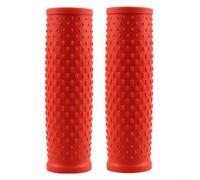 Manopole per manubrio di scooter elettrico, confezione da 2, per M365 Pro Series, in gomma antiscivolo, con caratteristiche ammortizzanti per una comoda maneggevolezza (rosso)