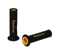 Manopole Per Manubrio Domino Xtreme Aperte Nero/Giallo