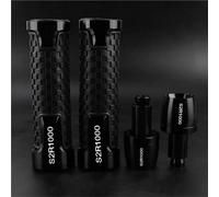 Manopole per manubrio Manopole Per Moto Da 7/8'' 22 Mm, Terminali Per Manubrio, Accessori Per Scooter Per DUCATI S2R1000 2006 2007 2008(Black)