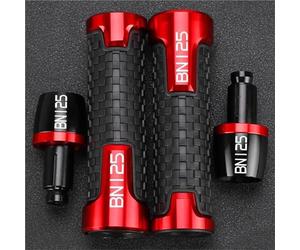Manopole per manubrio Manopole Universali Per Manubrio Da 7/8" E 22 Mm Per Moto Per BENELLI BN125 BN 125 2018 2019 2020 2021 2022 2023 2024(Red)