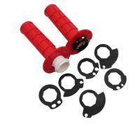 Manopole per manubrio moto da 22 mm, design a scatto per una facile installazione, non richiede colla, comode in gomma antiscivolo, montaggio per bici fuoristrada e modifiche personalizzate, nero