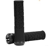 Manopole per manubrio MTB con anello di bloccaggio per tutti per mountain bike e equitazione, in TPE e PP5 per una presa adattiva sotto carico, colore nero