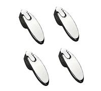 Manopole Per Mobili Da Cucina Pomelli 4 Set Di Pendenti Monoforo, Piccole Maniglie, Cassetti Cromati Lucidi, Scarpiere, Maniglie Delle Porte Dell'Armadio Colori Vivaci