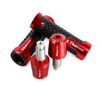 manopole per moto POUR TMAX500 T-MAX500 2008 2009 2010 2011 17/8'' 22 Mm Poignées De Guidon Antidérapantes Pour Moto(A-RED)